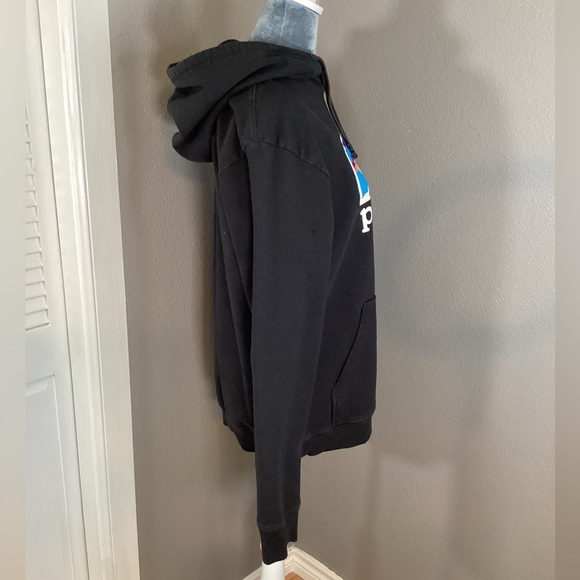 Patagonia Logo Uprisal Hoodie Recycled Sustainable Fabric Black Medium - Picture 7 of 11